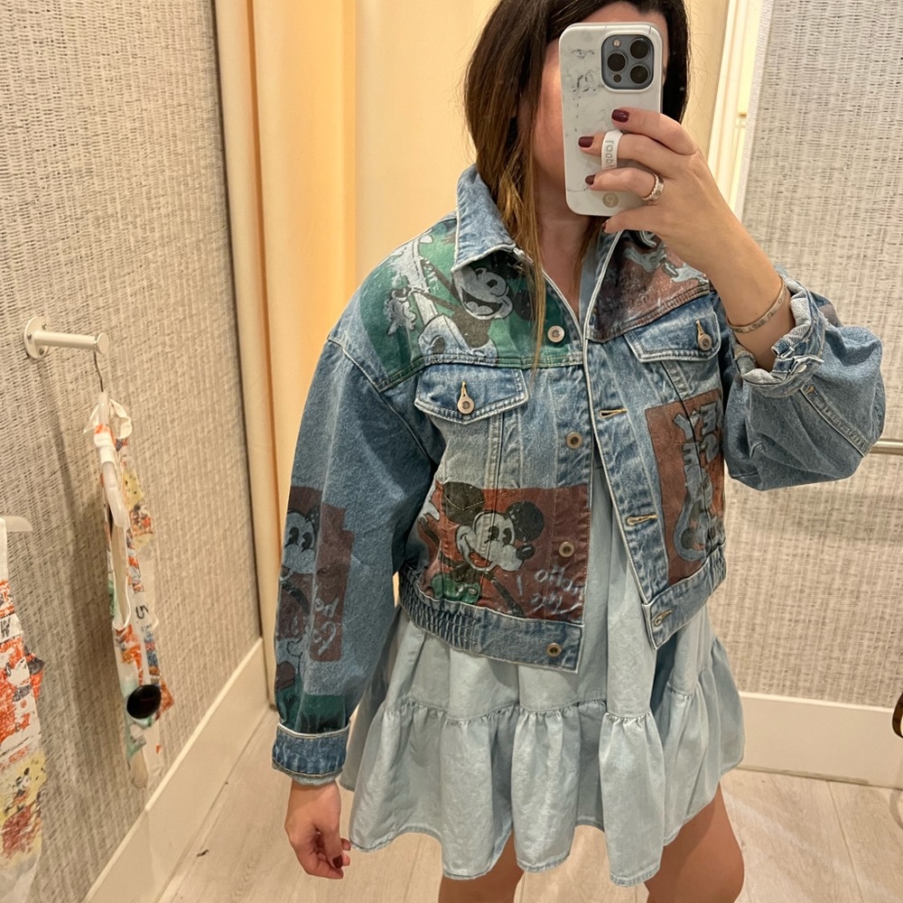 Desigual Mickey Mouse Denim Jacket